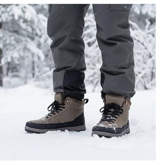 Weatherproof Logjam Lace Up Snow Sneaker Boots Memory Foam Men\'s 11 Brown NEW main image 10